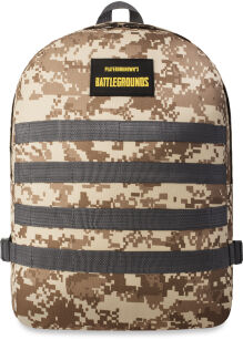 Militarny plecak gracza pojemny szkolny plecak młodzieżowy full print moro - beżowy