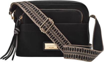 Monnari torba damska zawieszona na pasku torebka listonoszka - czarny