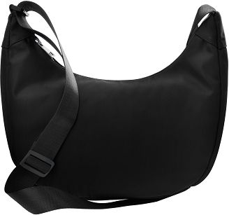 Damska torebka listonoszka crossbody lekka torba na ramię codzienna - czarna