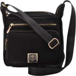 Praktyczna torebka damska Monnari listonoszka sportowa torba - czarna