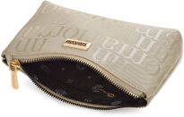 Elegancka kosmetyczka mała saszetka damska Monnari organizer do torebki zapinany na zamek - perłowa - 3