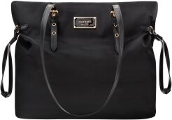 Monnari duża torba damska torebka shopper miękka na ramię - czarna