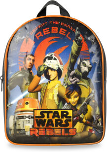 DZIECIĘCY PLECAK DO PRZEDSZKOLA LUB NA WYCIECZKĘ, STAR WARS REBELS - SZARY