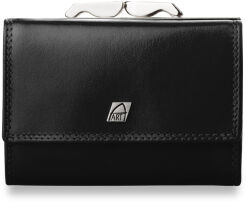 Elegancka portmonetka portfel damski A-ART skóra naturalna