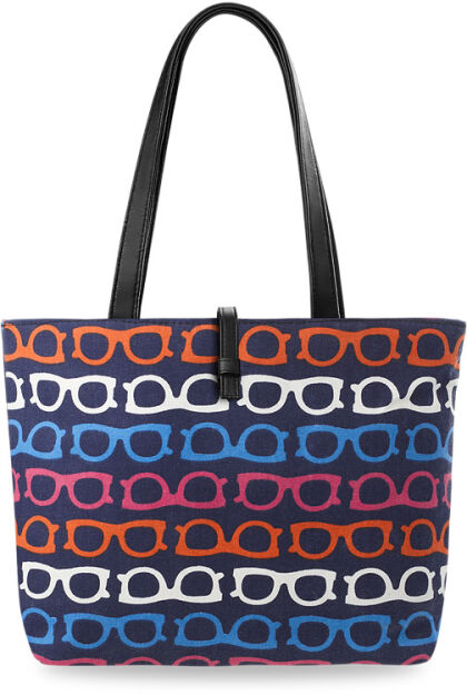 Torebka shopper bag eko torba na ramię do ręki - okulary