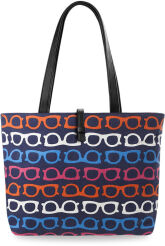 Torebka shopper bag eko torba na ramię do ręki - okulary