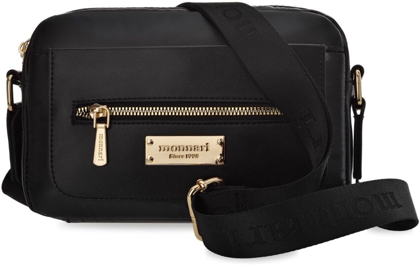 Monnari sportowa listonoszka mała torebka crossbody z długim paskiem - czarna
