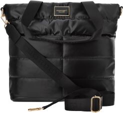 Torba Monnari miękka sportowa torebka duża pojemna shopperka - czarna