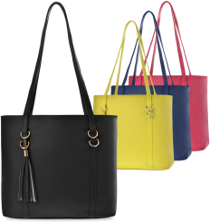 Klasyczna torba torebka damska shopper na ramię łódka A4