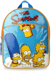 Dziecięcy plecak do przedszkola lub na wycieczkę, the simpsons - niebieski