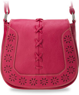 Listonoszka damska torebka w stylu hippie - różowy