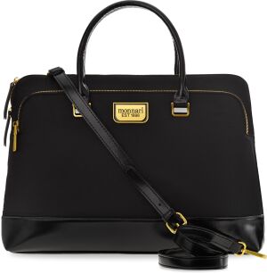 Monnari aktówka damska na laptopa teczka elegancka torba - czarna