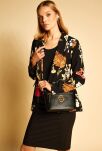 Monnari torba damska z małą saszetką torebka crossbody mała listonoszka - czarna - 6