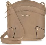 Pojemna miejska listonoszka crossbody torebka damska z kieszonkami - grafitowy - 10