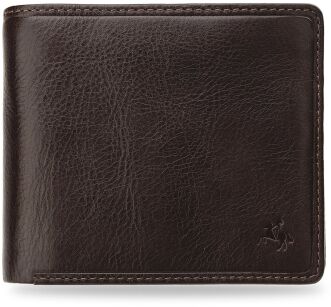 PRAKTYCZNY PORTFEL MĘSKI VISCONTI ELEGANCKA SKÓRA TECHNOLOGIA RFID - BRĄZOWY