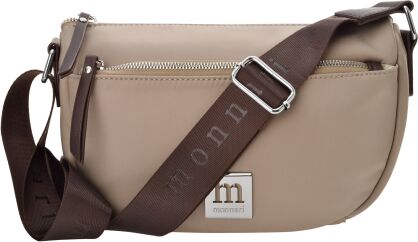 Monnari torba crossbody sportowa torebka listonoszka nerka na co dzień - beżowa
