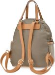 Monnari tekstylny plecak elegancki 2w1 torba na ramię miejski sportowy - khaki - 3