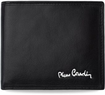 PORTFEL MĘSKI PIERRE CARDIN SKÓRZANY SYSTEM OCHRONY RFID – CZARNY