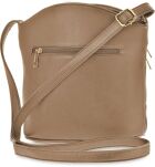 Pojemna miejska listonoszka crossbody torebka damska z kieszonkami - szary - 12