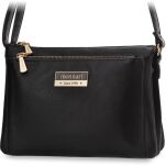 Monnari mała torebka na pasku kompaktowa listonoszka torba crossbody - czarna - 4