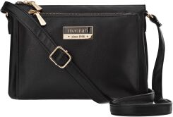 Monnari mała torebka na pasku kompaktowa listonoszka torba crossbody - czarna