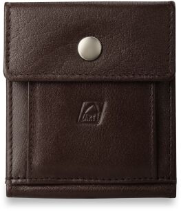 Uniwersalny portfel skórzany - brązowy