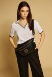 Monnari torba crossbody elegancka nerka damska saszetka listonoszka z etui - czarna - 4