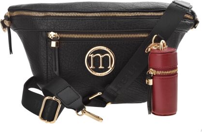 Monnari torba crossbody elegancka nerka damska saszetka listonoszka z etui - czarna