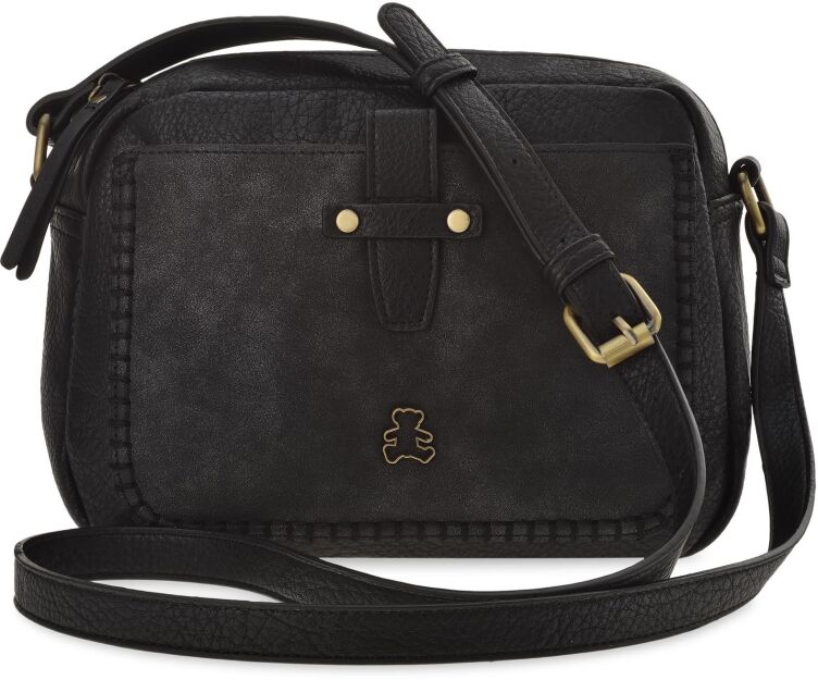 Torebka damska listonoszka crossbody torba na ramię - czarna