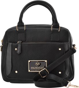 Monnari kuferek do ręki i na ramię klasyczna torba torebka damska - czarna