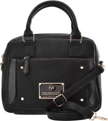 Monnari kuferek do ręki i na ramię klasyczna torba torebka damska - czarna