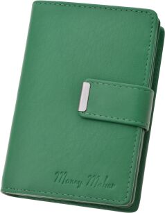 Poręczny damski portfel portmonetka - zielony