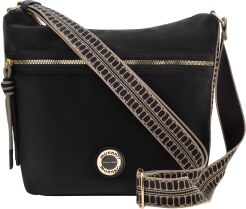 Torba damska z kolekcji Active Monnari listonoszka torebka sportowa - czarna