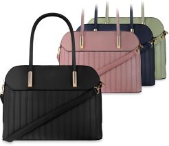 Elegancka torebka damska klasyczny kuferek piękna torba shopper trzy komory