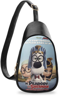 Młodzieżowy plecaczek-torebka na jedno ramię - Pan Peabody i Sherman