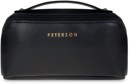 Kosmetyczka podróżna saszetka organizer kuferek na kosmetyki - czarna